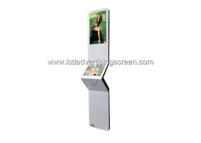 Dual Screens LCD Advertising Screen , Digital LCD Advertising Display