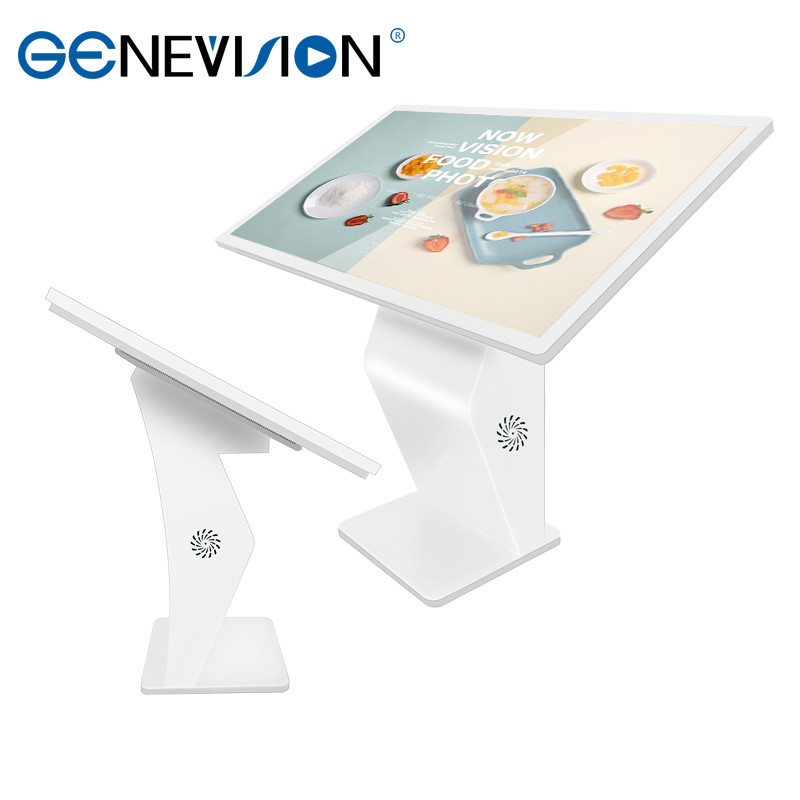 Hotel And Restaurant Touch Lcd Signage For Indoor Advertising Play