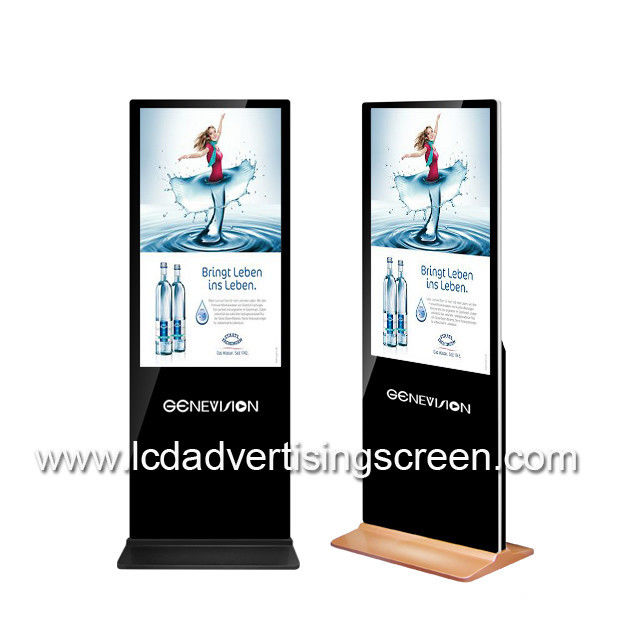 Resolution 1080 * 1920 Totem Digital Signage With Android Version 7.1 Black Color