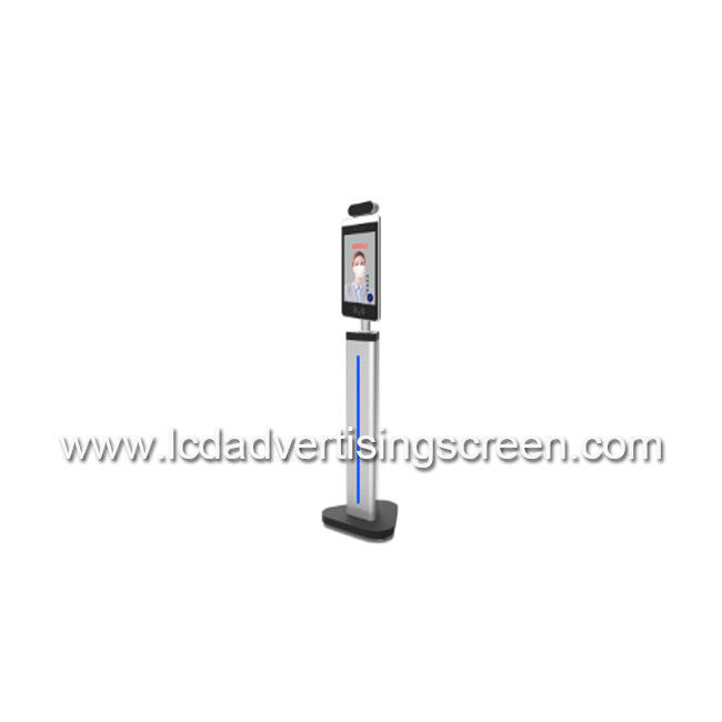 8 Inch Face Recognition Android Digital Signage Displays Human Body Temperature Detector With Resolution 800 * 1280