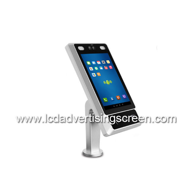 Floor Stand Face Recognition Digital Advertising Equipment Body Temperature Measurement Device