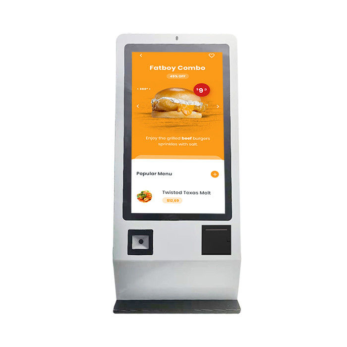 24inch Table LCD Capacitive Touch Screen Desktop Self Service Kiosk POS Payment Terminal Machine For Ordering Fast Food